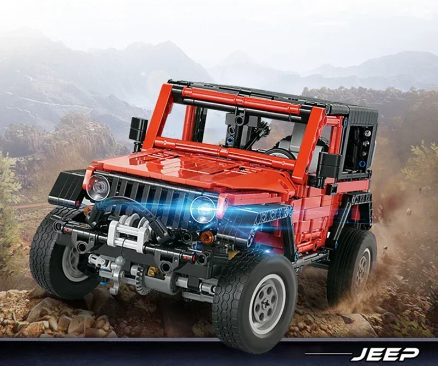STAVEBNICE Technic Jeep Off-Road auto - 11