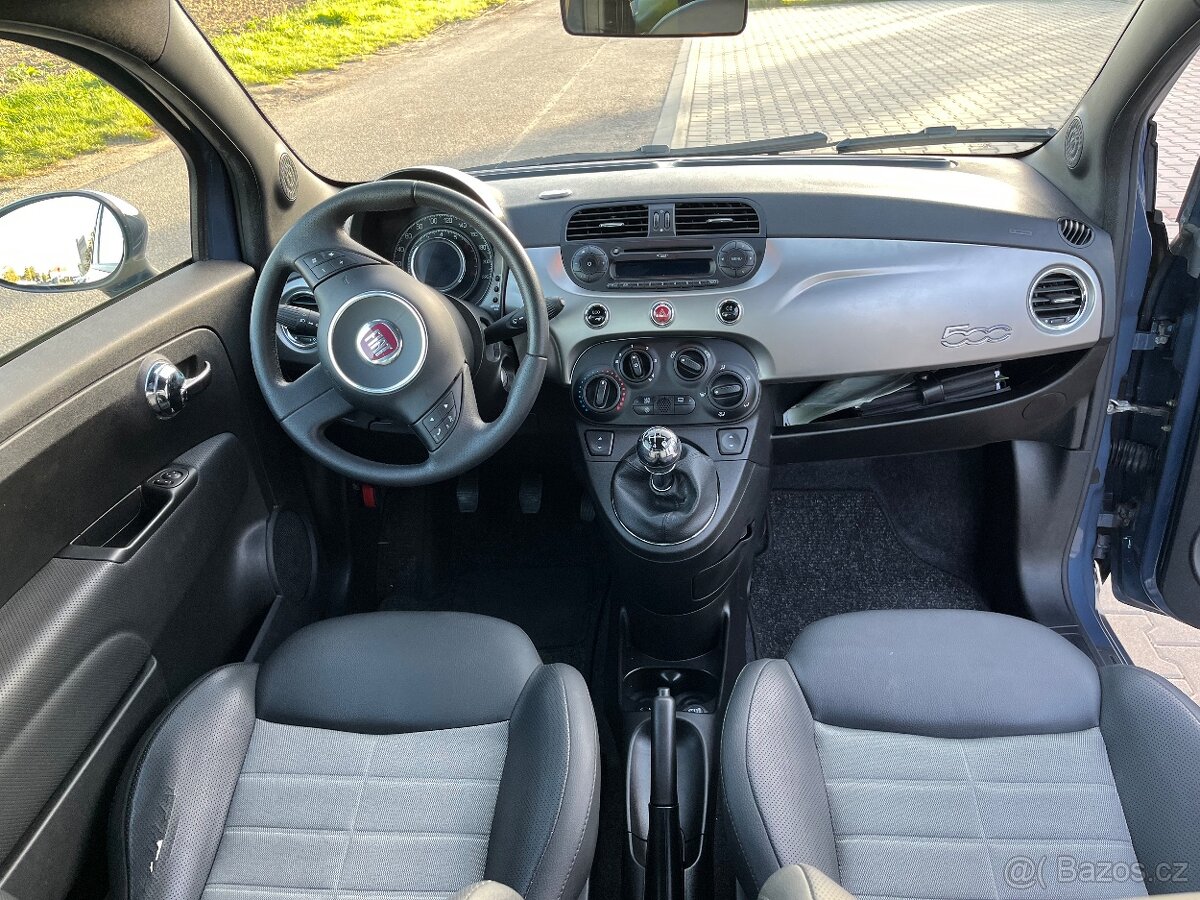 Fiat 500 0,9T 63kw rok 2012 super stav - 11