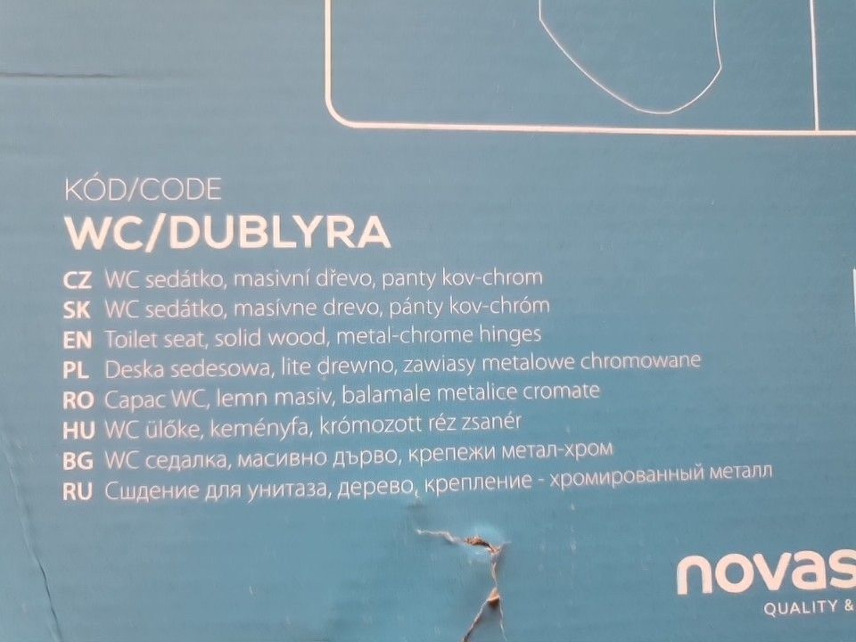 Záchodové prkénko NOVASERVIS WC-DUBLYRA - NOVÉ - 11
