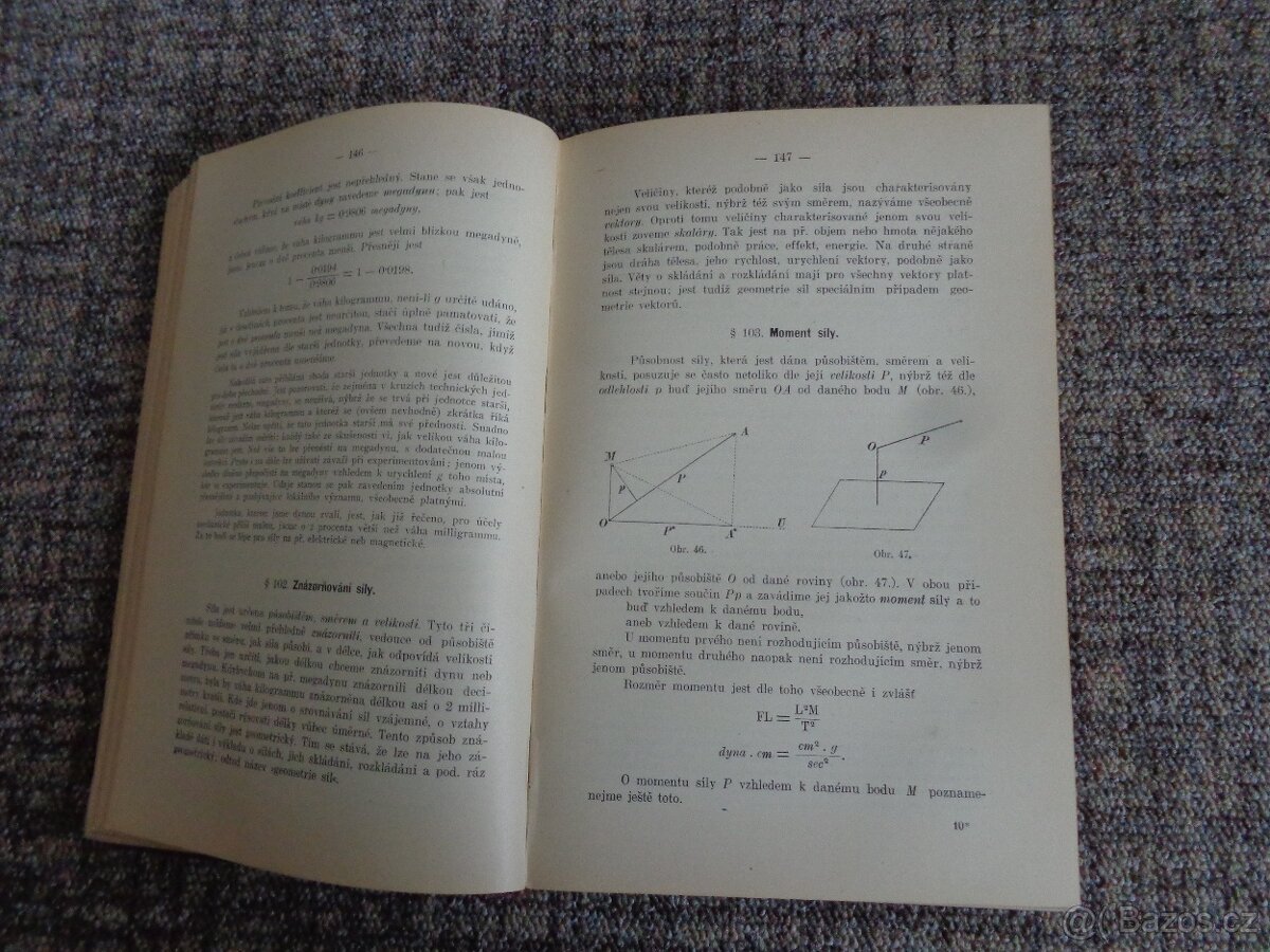 Starožitná kniha MECHANIKA r.v.1910 - 11