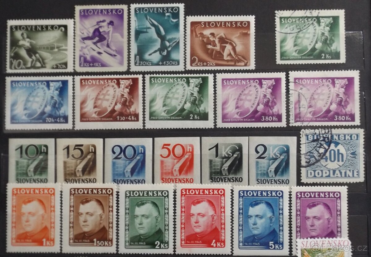 známky - Protektorát a Slovenský stát i jiné - 11