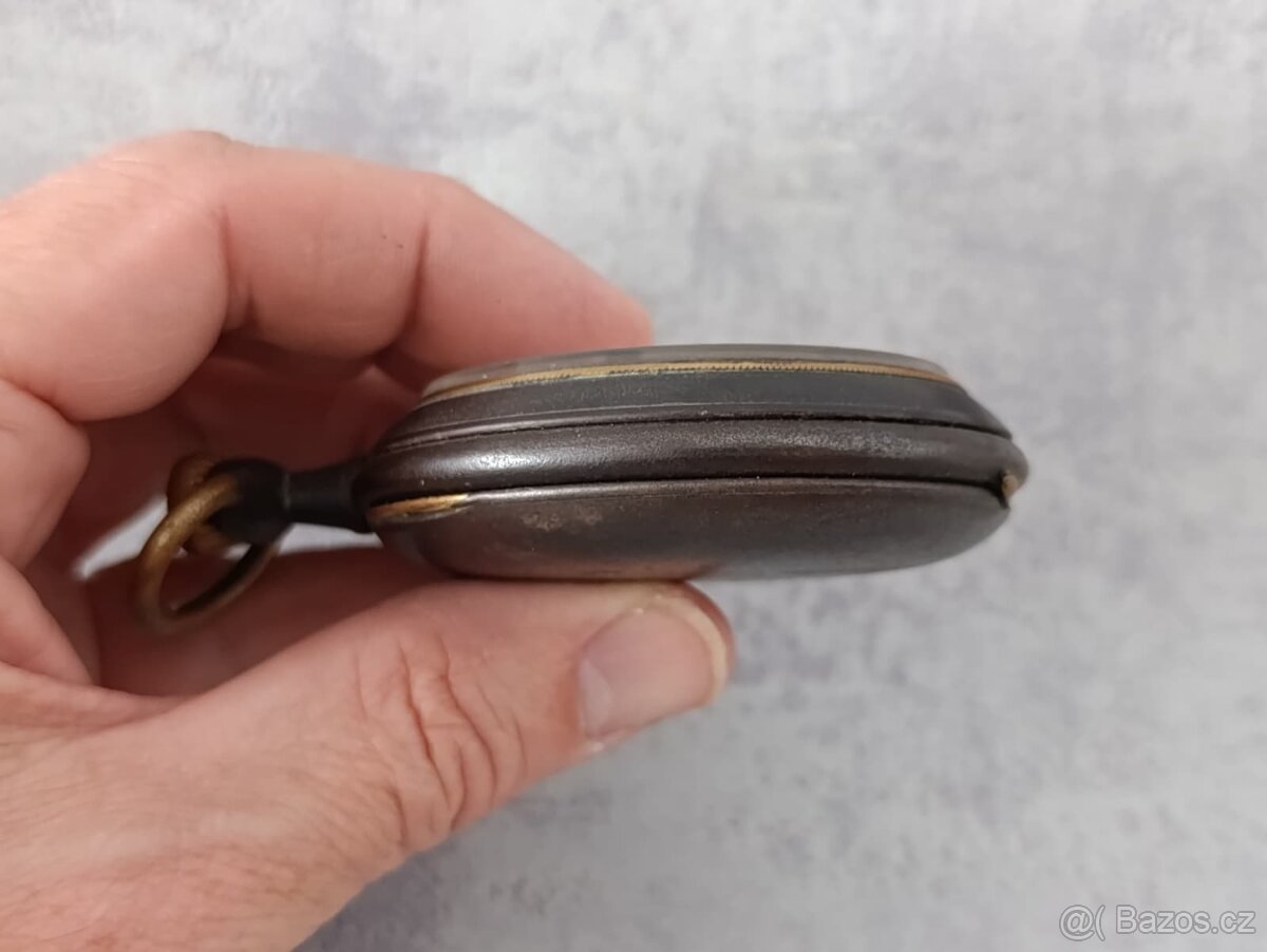 Obrovské kapesní hodinky Regulateur 67mm s průhlednou pracho - 11