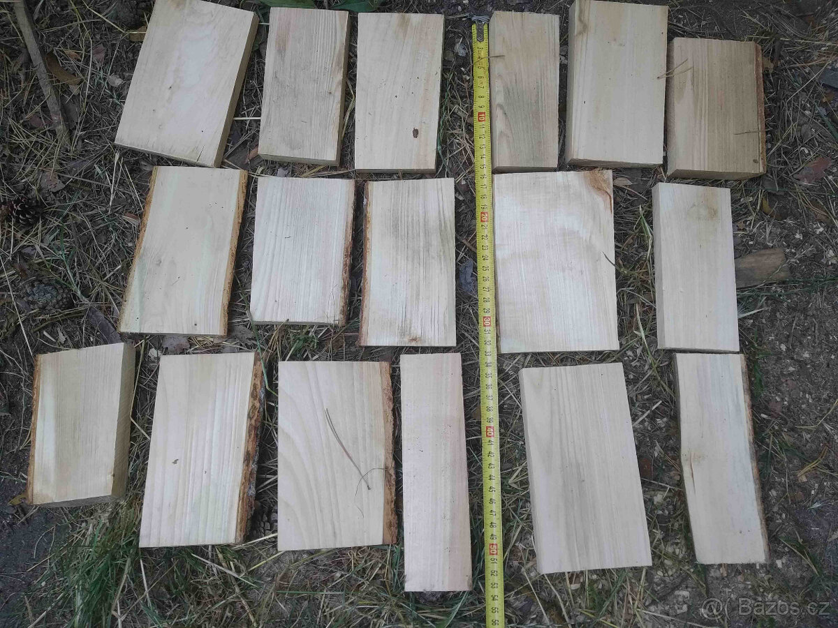 Lipové hranolky na figurky, různé rozměry na přání - 11