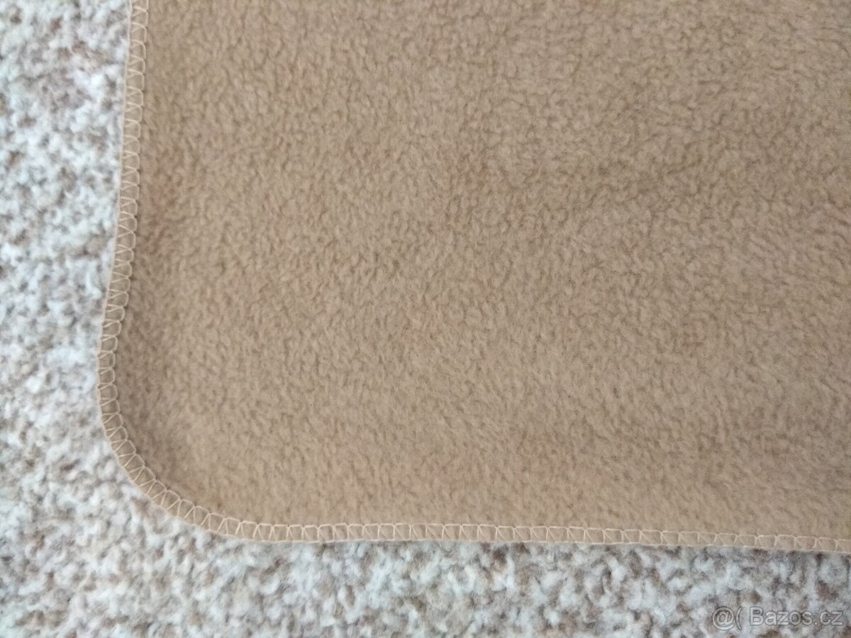 Nová unisex zimní šála - příjemný materiál, béžová, 150 cm - 11