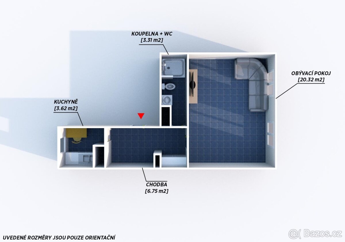 Pronájem 1+1 Blovice - 11