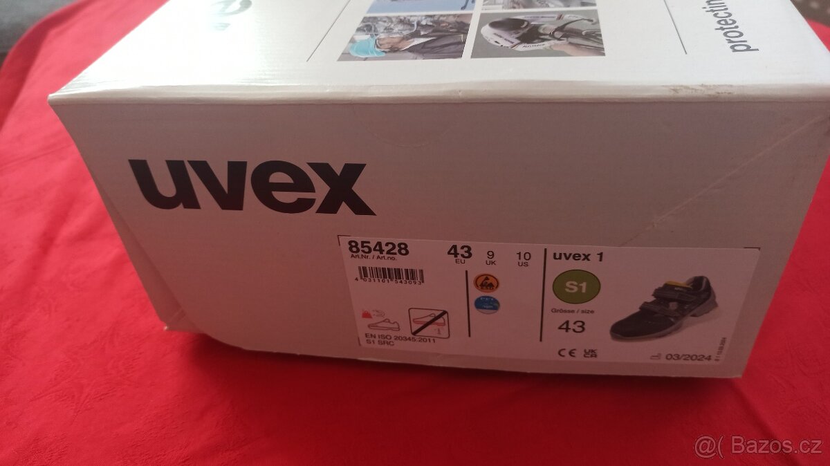 Pracovní boty Prabos Uvex 1 85428 vel.43 - 11