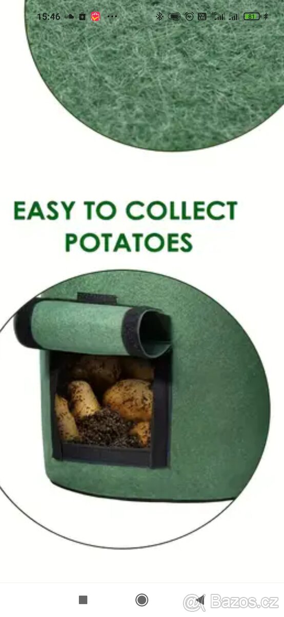 Květináč na brambory a zeleninu 37L - 11