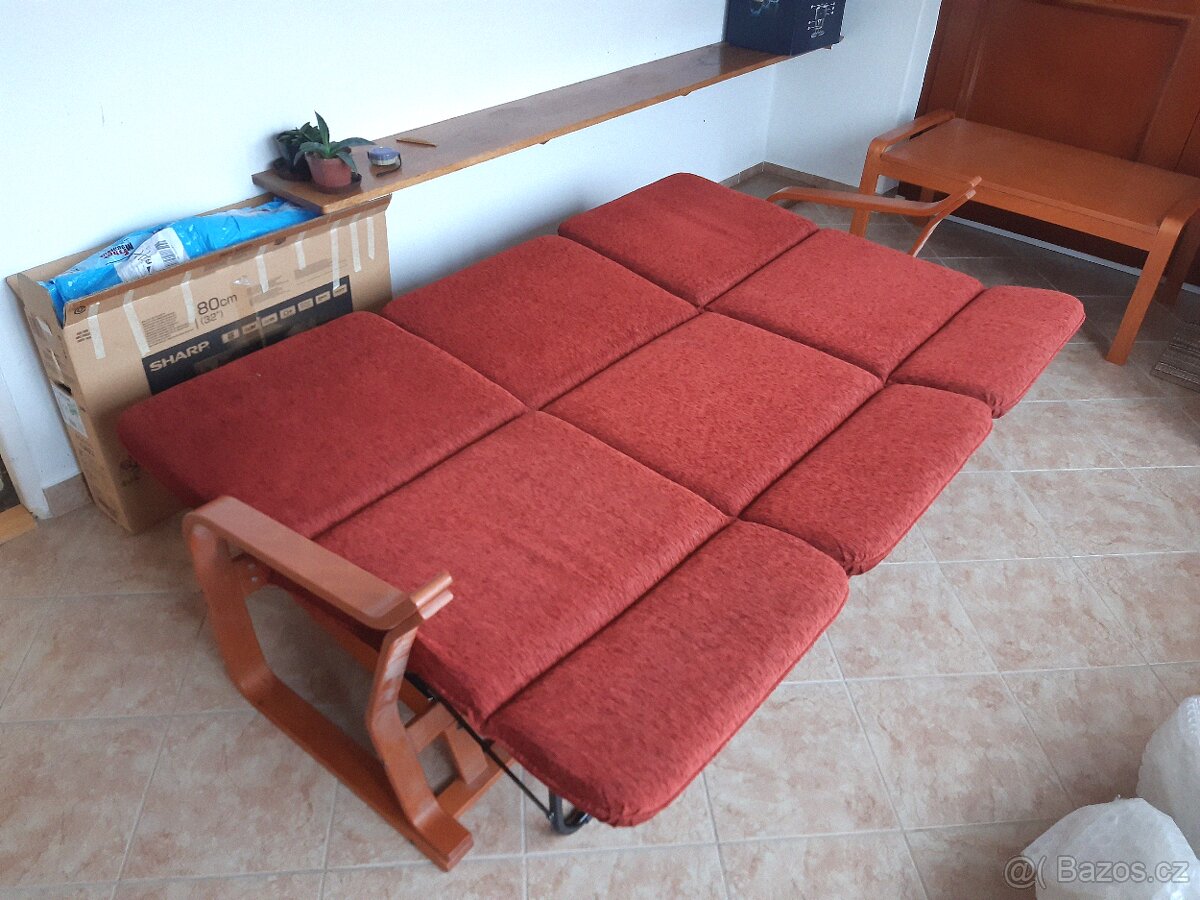 Sedací souprava Jech Pluto (rozkládací) a konferenční stolek - 11