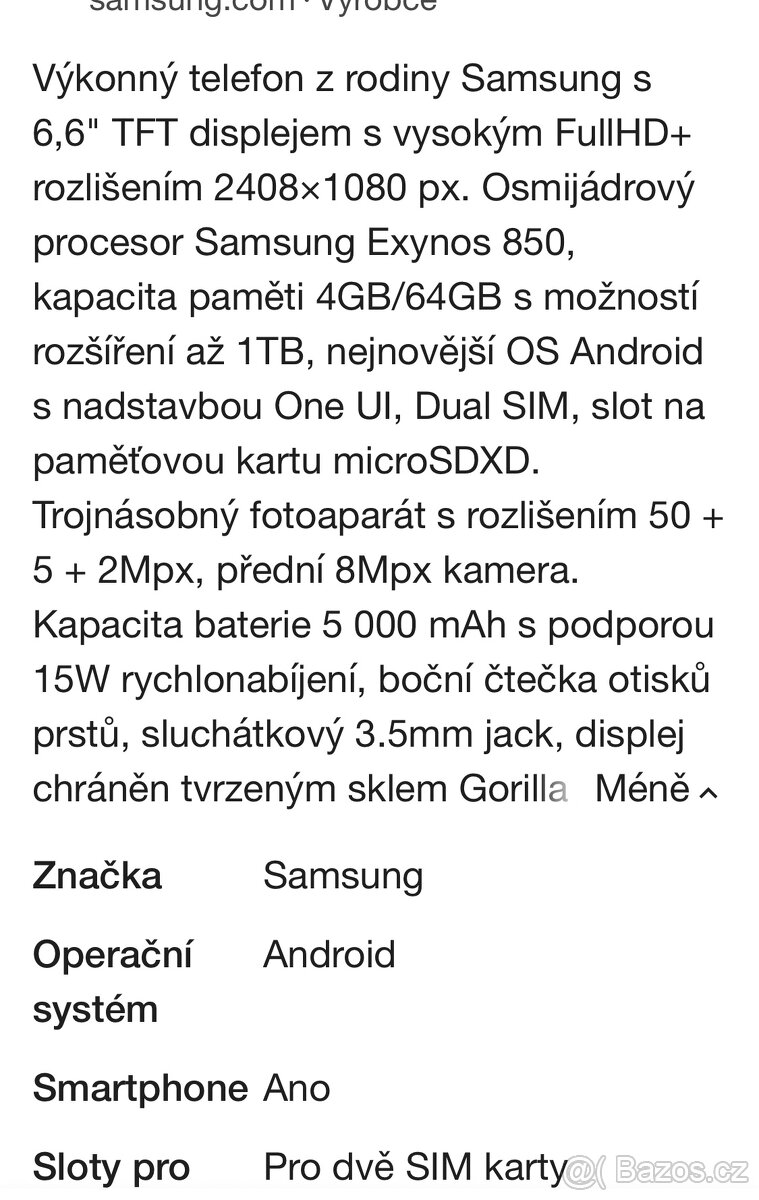 Galaxy M13 sv. modrý - 11