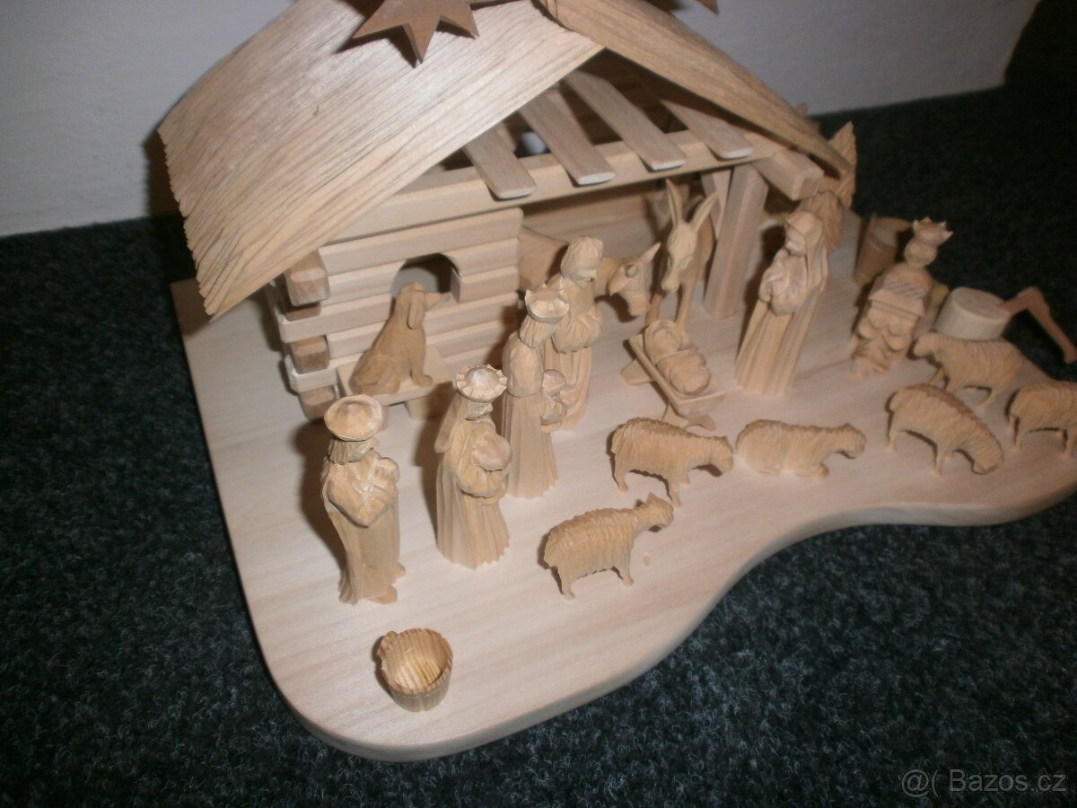 betlém z lipového a smrkového dřeva 14a4 - 11