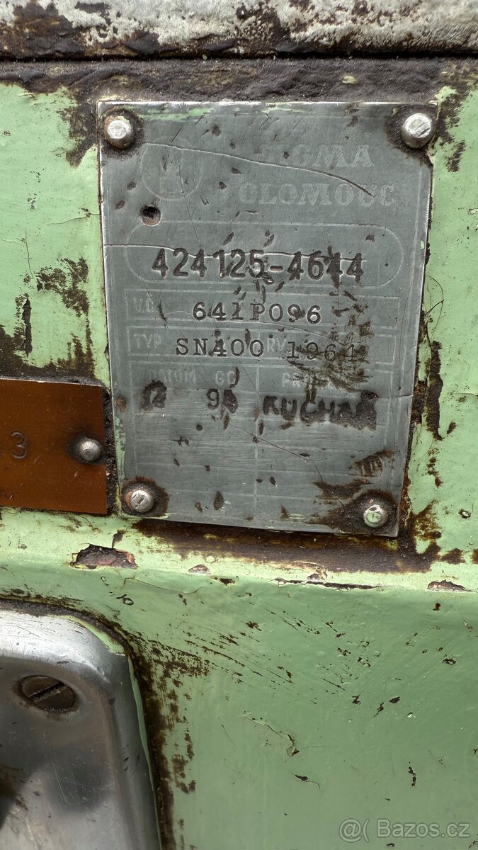 Soustruh Tudor 40 nebo Soustruh SN400 - 11