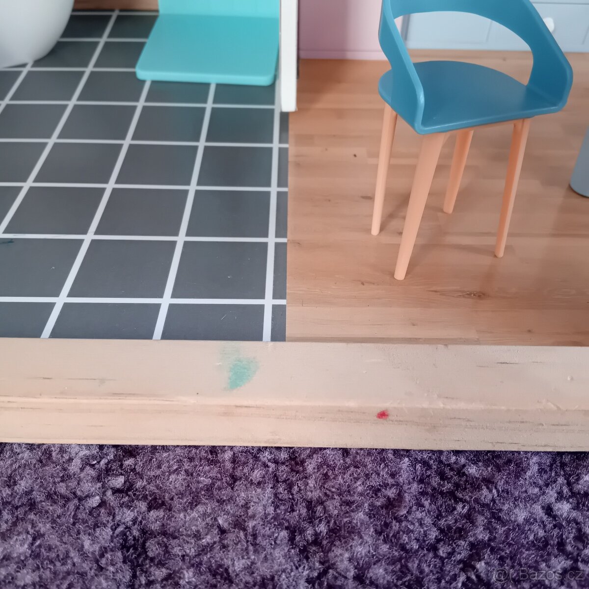 Dětský dřevěný domeček pro panenky - 11