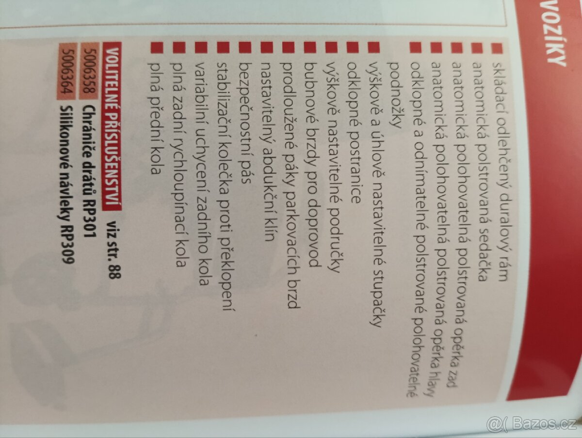 Polohovací invalidní vozík - 11