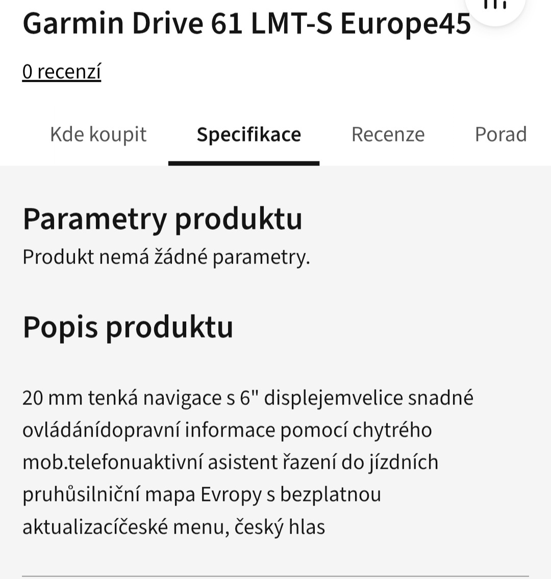 AUTONAVIGACE GARMIN DRIVE 61 - 11