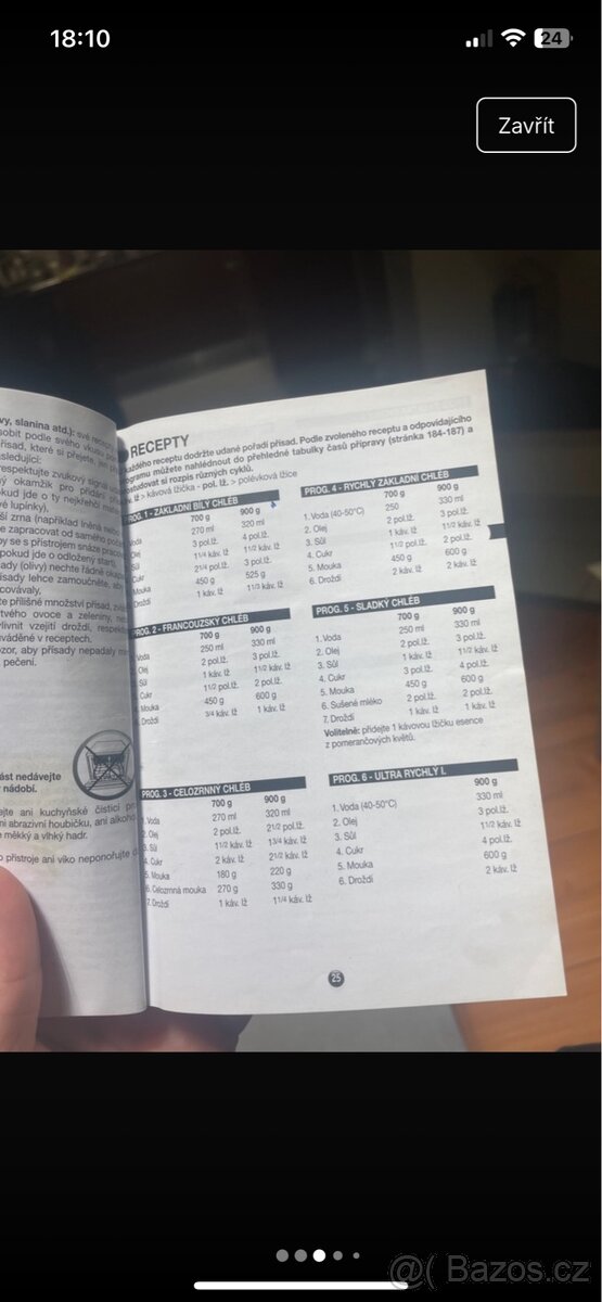 Domácí pekárna na chleba - 11