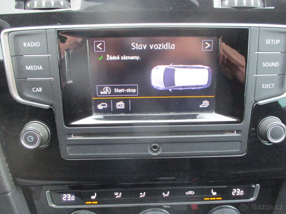 VW Golf VII kombi 1.2TSi 81kW VÝHŘEV 6st.MAN 2015 - 11