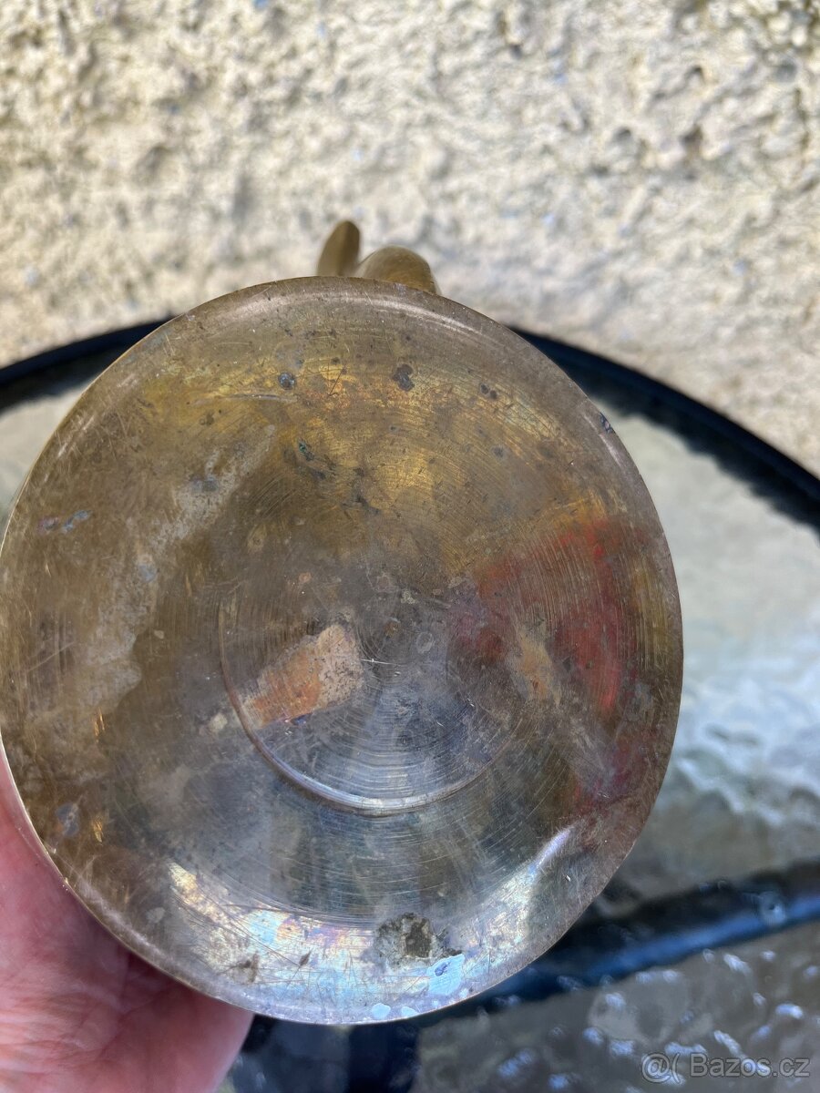 Stará mosazná konvička - 11