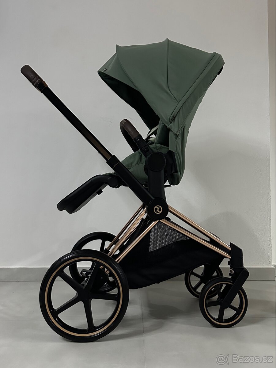 Kočárek Cybex Priam 4.0 Rosegold & Leaf Green - 11