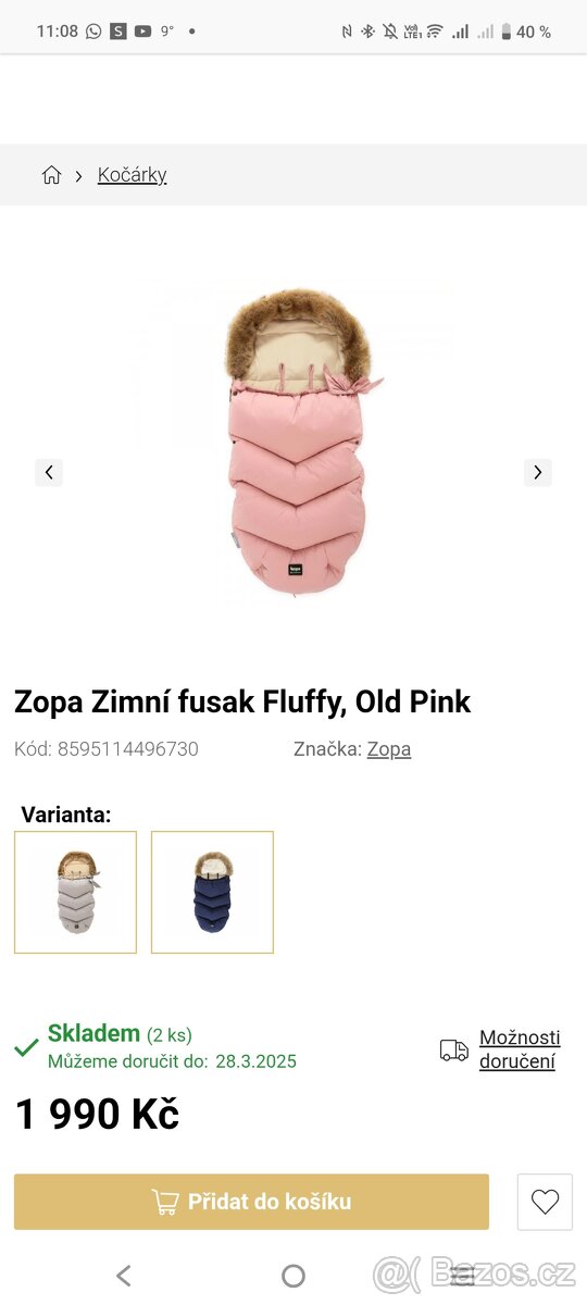 Sportovní kočárek Rapid 4D Dusty Rose - 11