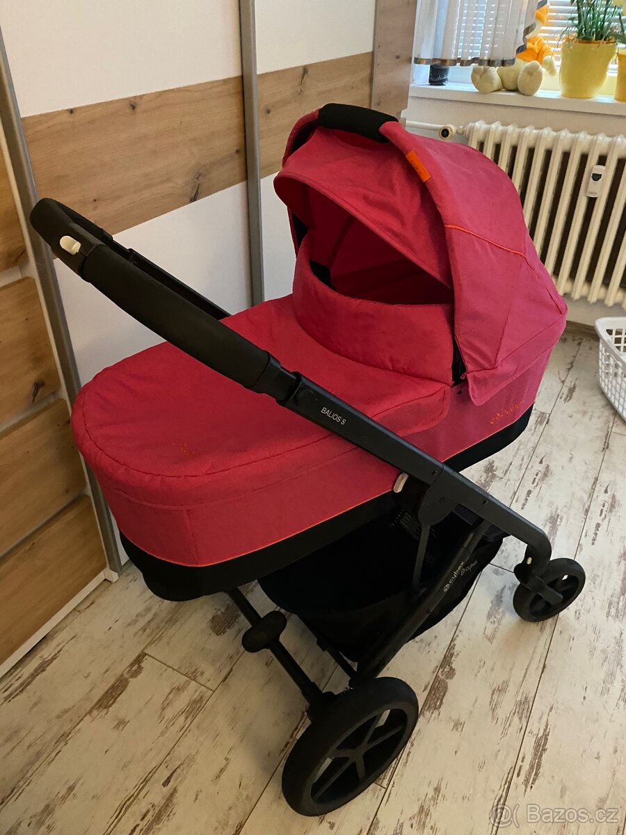 Cybex dvojkombinace + adaptery na autosedačku - 11