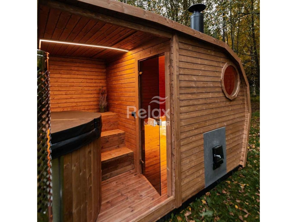 Modulární sauna 2v1 Oasis - 11