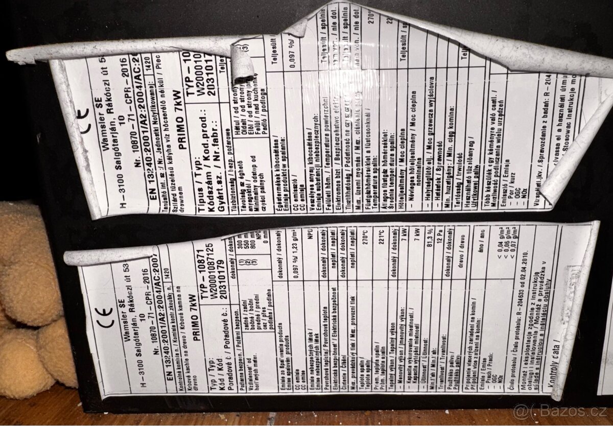 Krbová kamna Primo 7 KW - 11