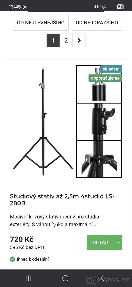 Fotografické studio, stativ, světlo, softbox, foto pozadí - 11