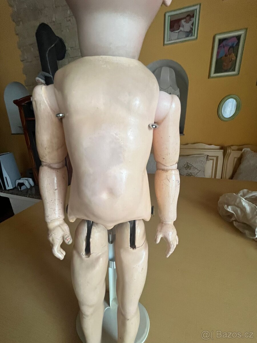 Starožitná panenka SIMON HALBIG - poloautomat - 11