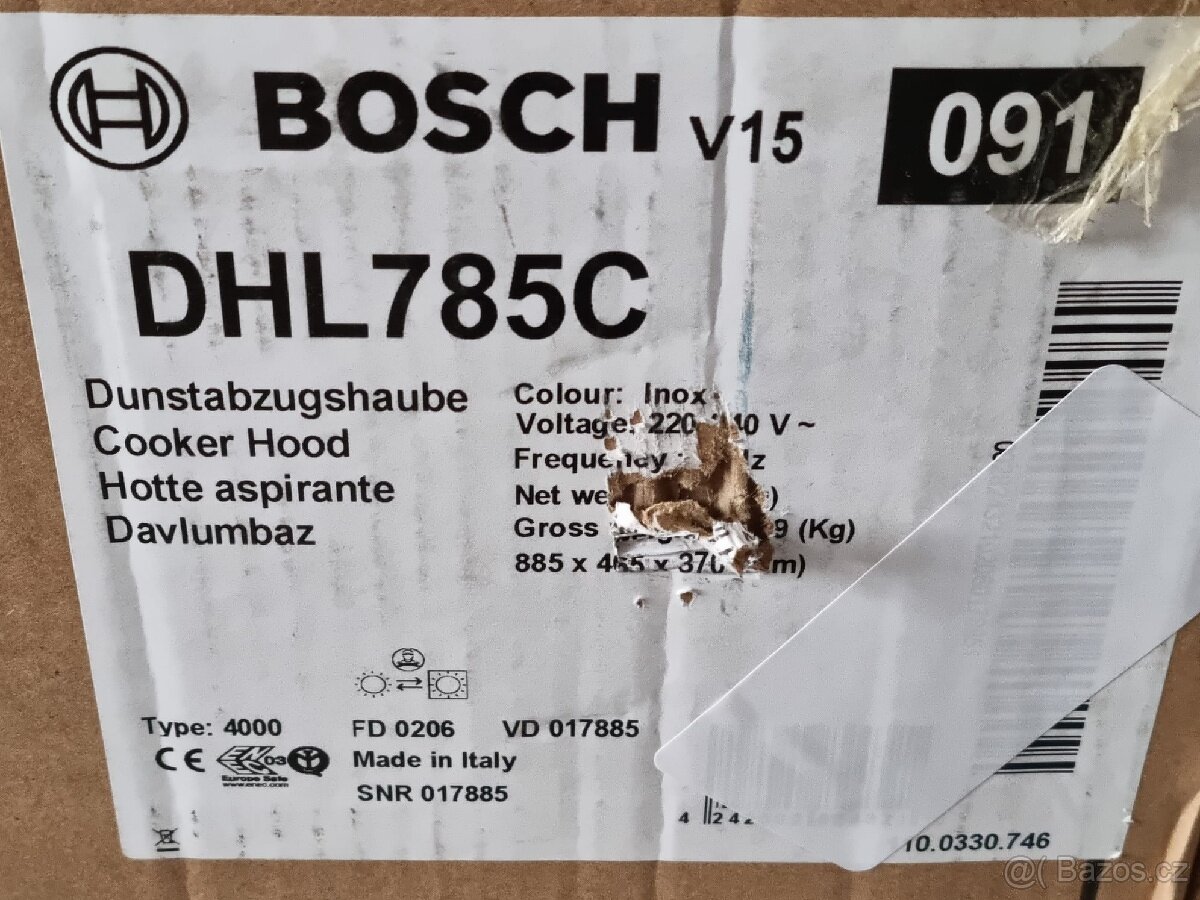 Vestavná digestoř Bosch DHL 785C - 11