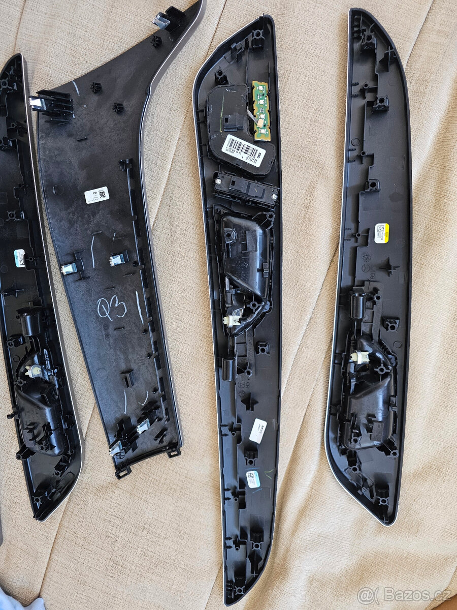 >>>SET hliníkový dekor - lišty - interiér MERCEDES W166/X166 - 11