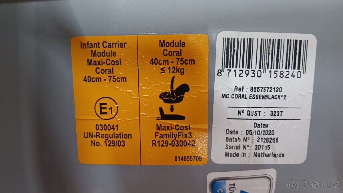 Dětská autosedačka Maxi-cosi Coral i-Size - 11