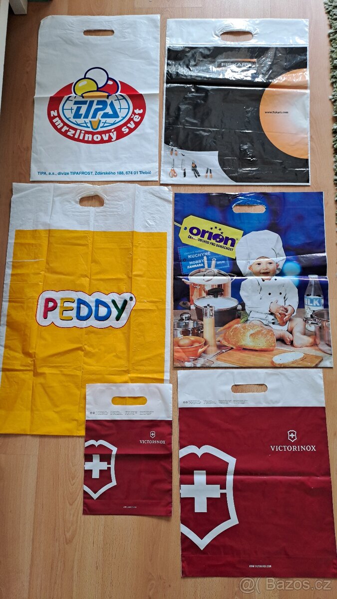 Igelitové, papírové tašky a retro sáčky pro sběratele - 11