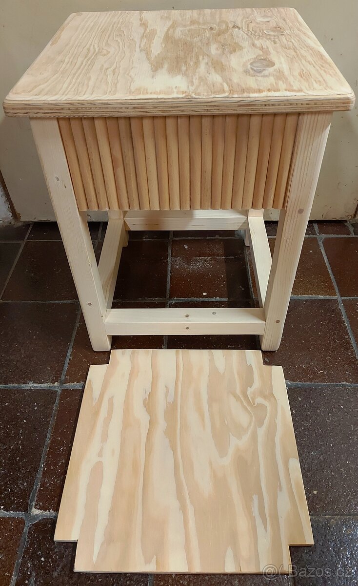 Stolička s úložným prostorem,, - 11