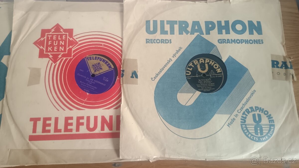 Šelakové gramofonové desky cca 500ks - 11