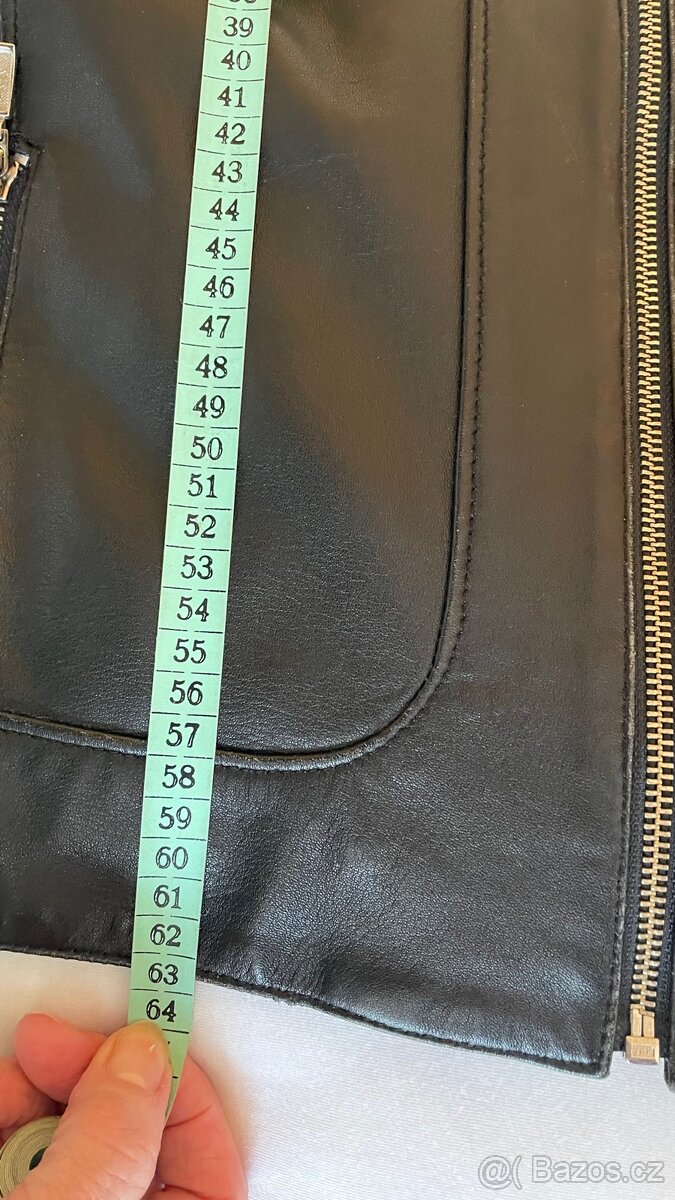 dámská černá kožená bunda vel. 40 - 11