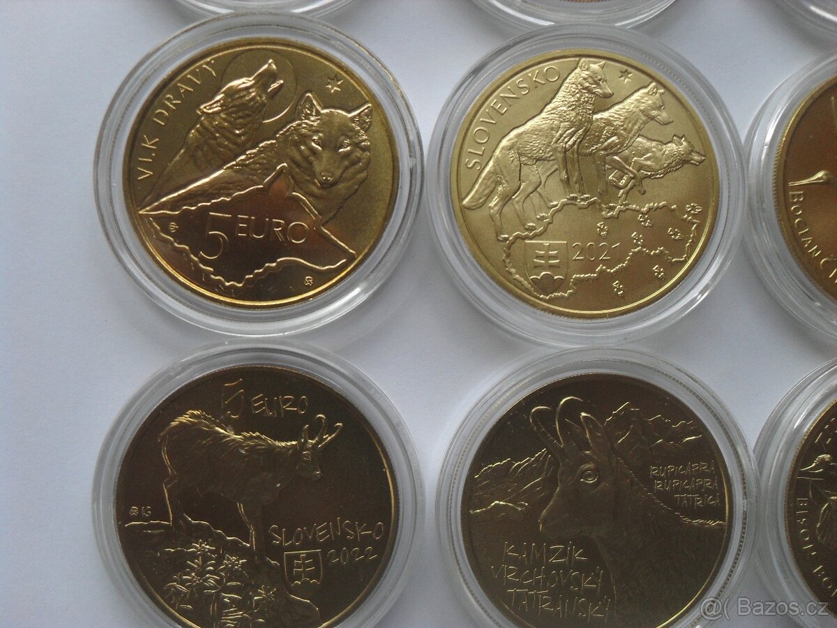5 euro mince Slovensko - Fauna a flóra - 11