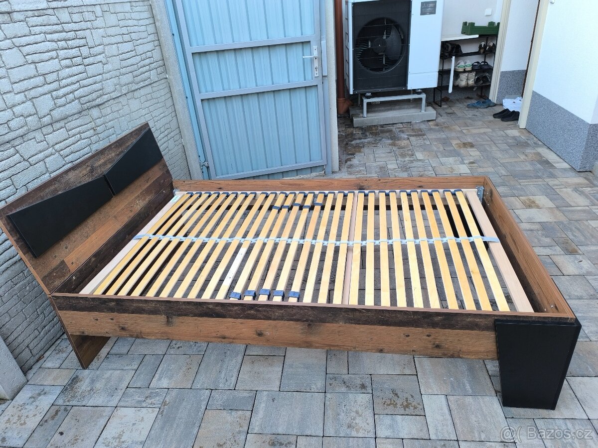 Prodám postel + Matrací 120cm x 200cm - 11