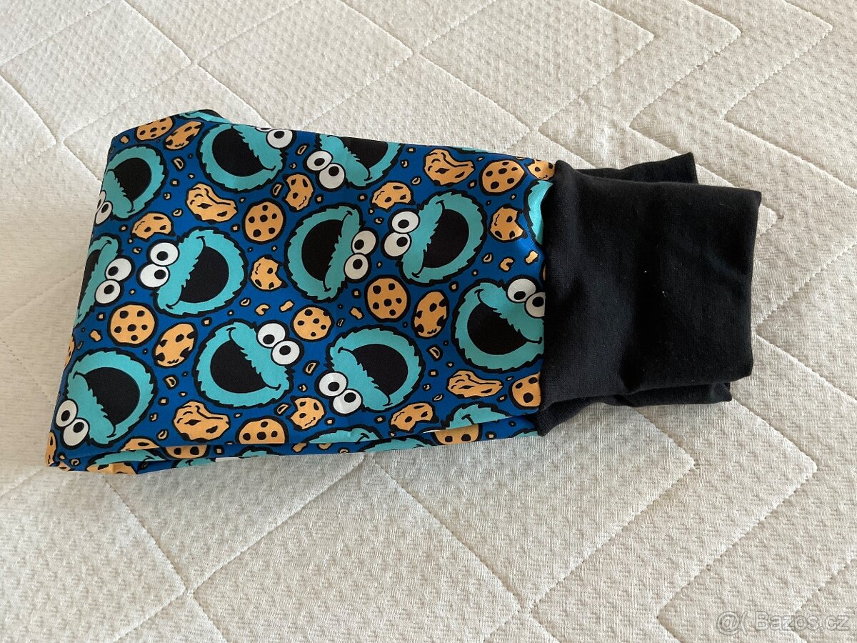 Nové-handmade zimní soft kalhoty-92 (d.66cm) - 11