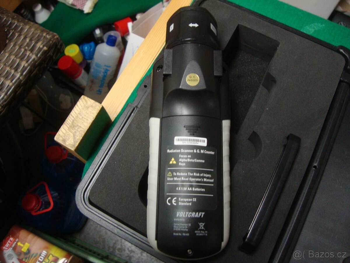 VOLTCRAFT RM-400 GEIGERŮV ČÍTAČ PRO KONTROLU RADIOAKTIVITY - 11
