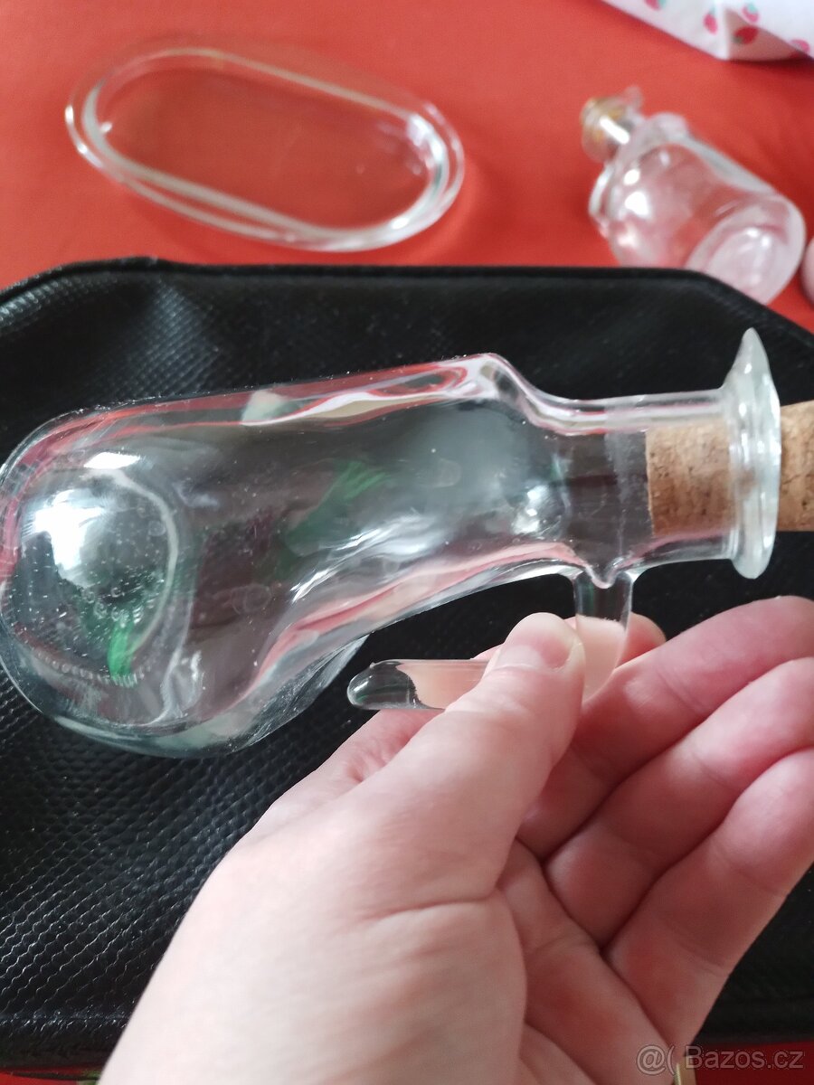 vintage termoska,vintage skleněná váza,vintage miska-sklo - 11