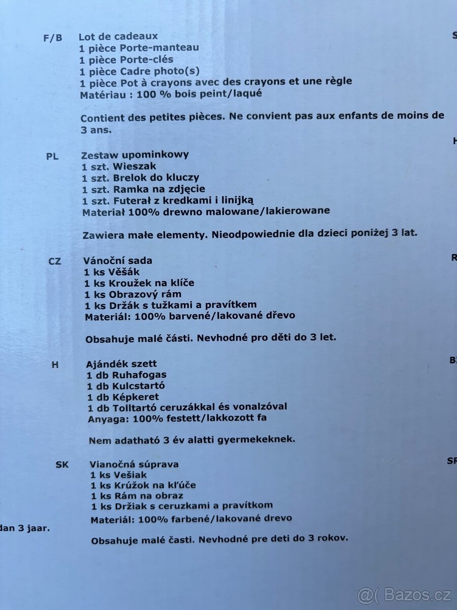 Medvědí dřevěný set - 11