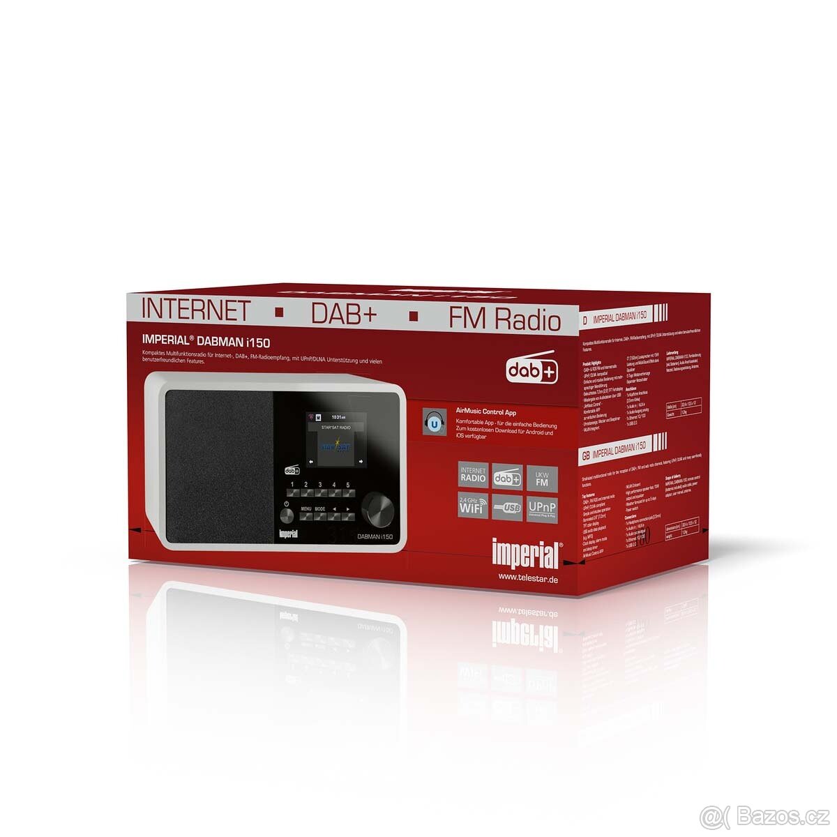 Prodám rádio DABMAN i150 rádio pro internet / DAB+ - 11