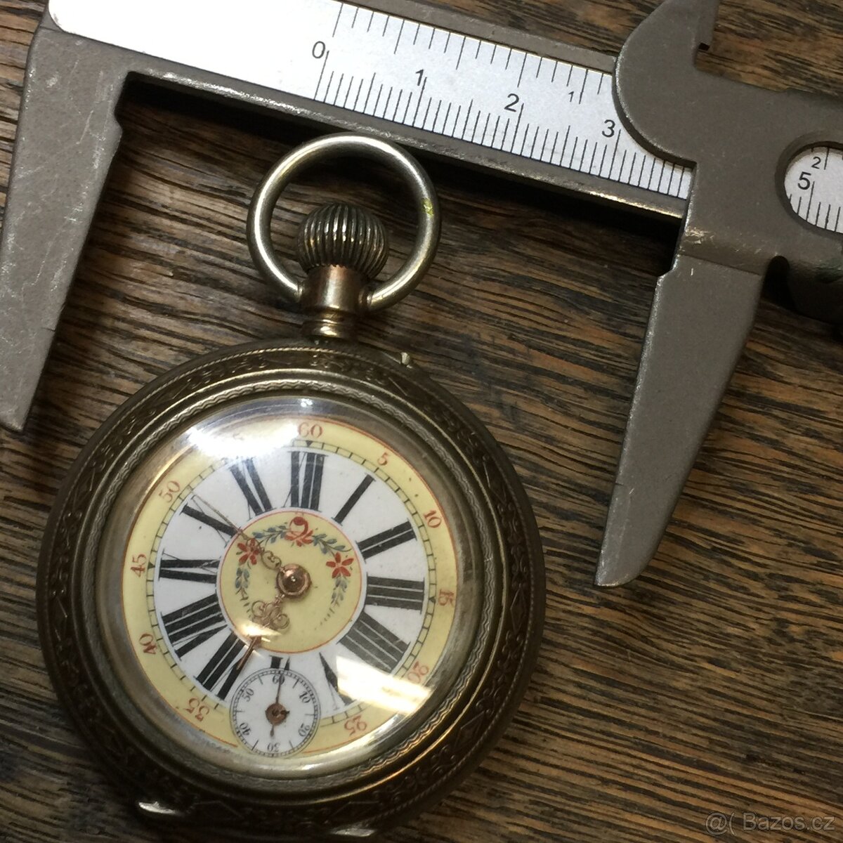 Běžící kůň ...staré kapesní hodinky / funkční / vteřinovka / - 11