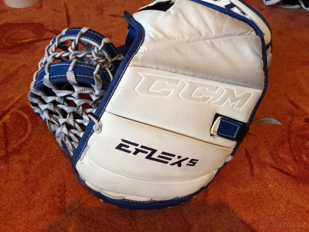 Brankářská lapačka a vyrážečka CCM EFLEX 5, senior., custom - 11
