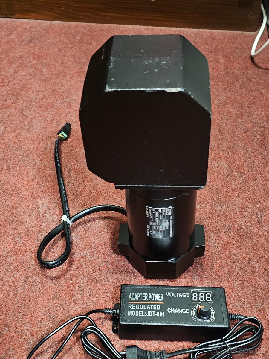 Motorek na gril na 220V s Trafem s Regulací 1-60 Otáček - 11