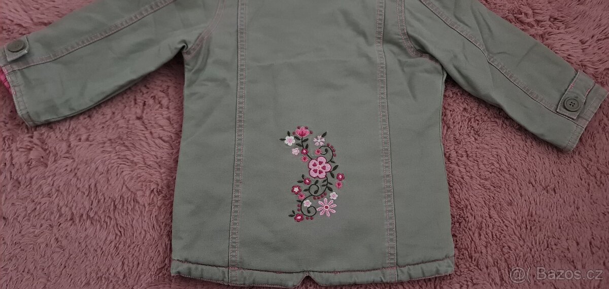 dívčí zimní bunda/kabát CHEROKEE vel. 92 + zdarma papuče - 11
