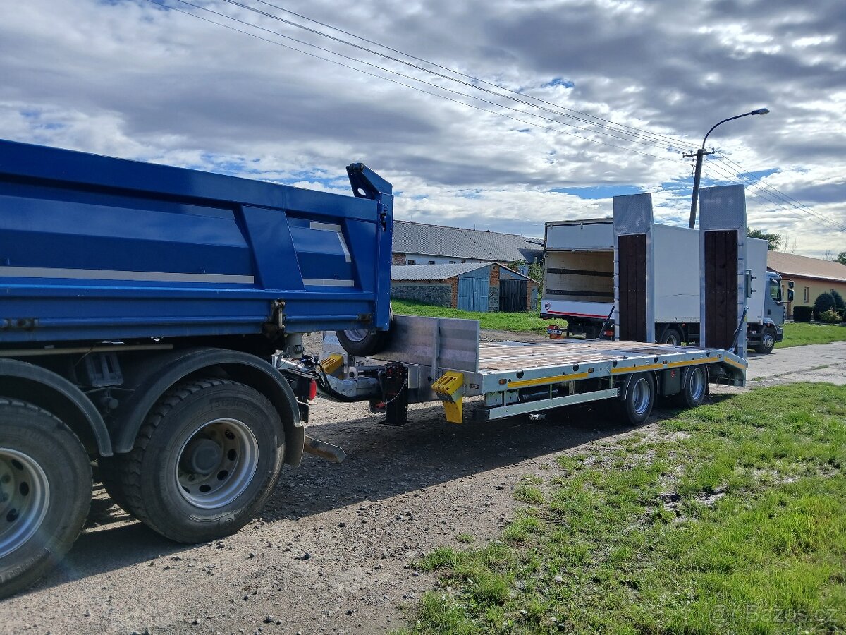 Přívěs na kompresor, vrtná souprava, harvestor, bagr, - 11