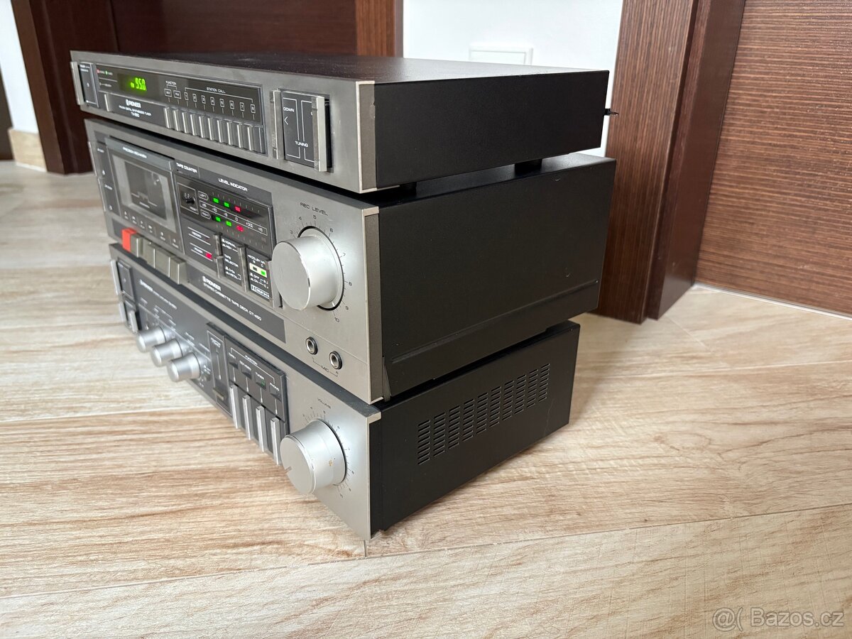 Sestava Pioneer: zesilovač SA-550, tuner TX-950, deck CT-450 - 11