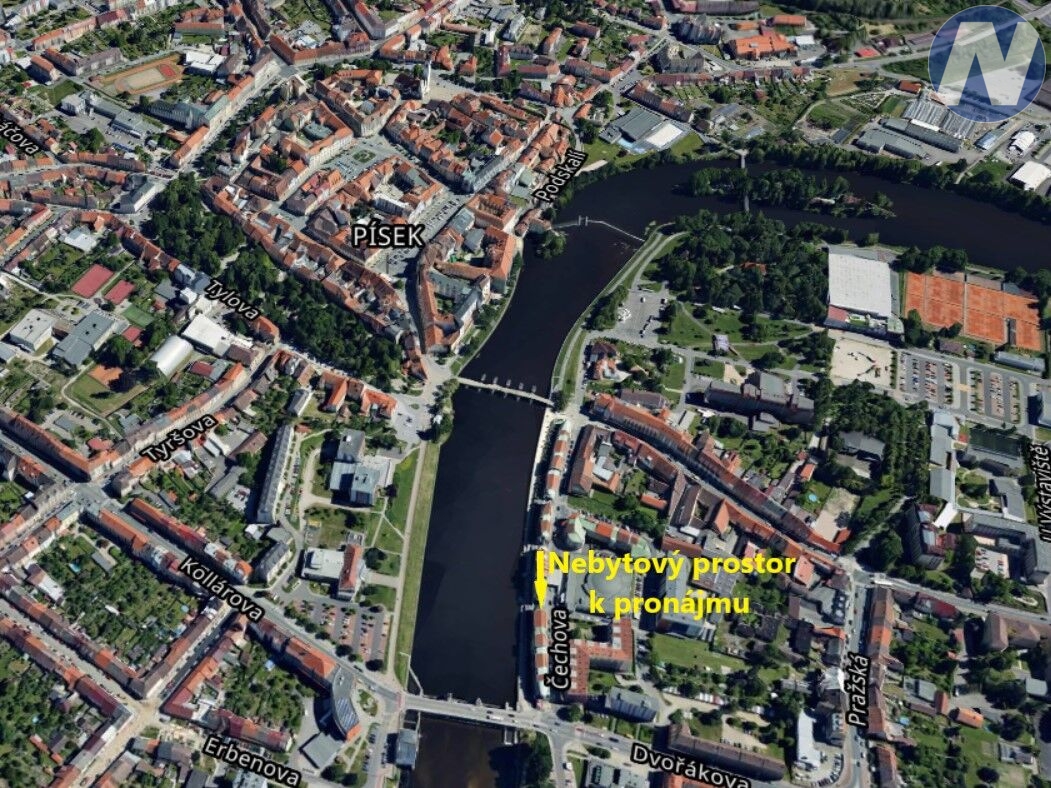 Pronájem, komerční prostor 48m2, Písek, ul. Čechova - 11