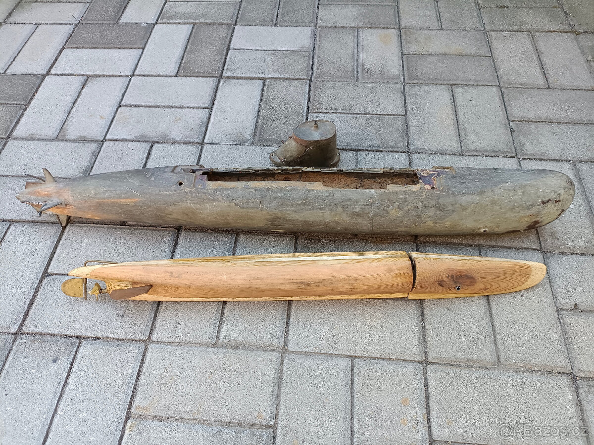 Starší letadla motor ASP OS MAX MK 12 větroň rc auto model - 11